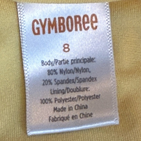 Gymboree Yellow Swimsuit with Green Accents/girls size 8 - Picture 7 of 8